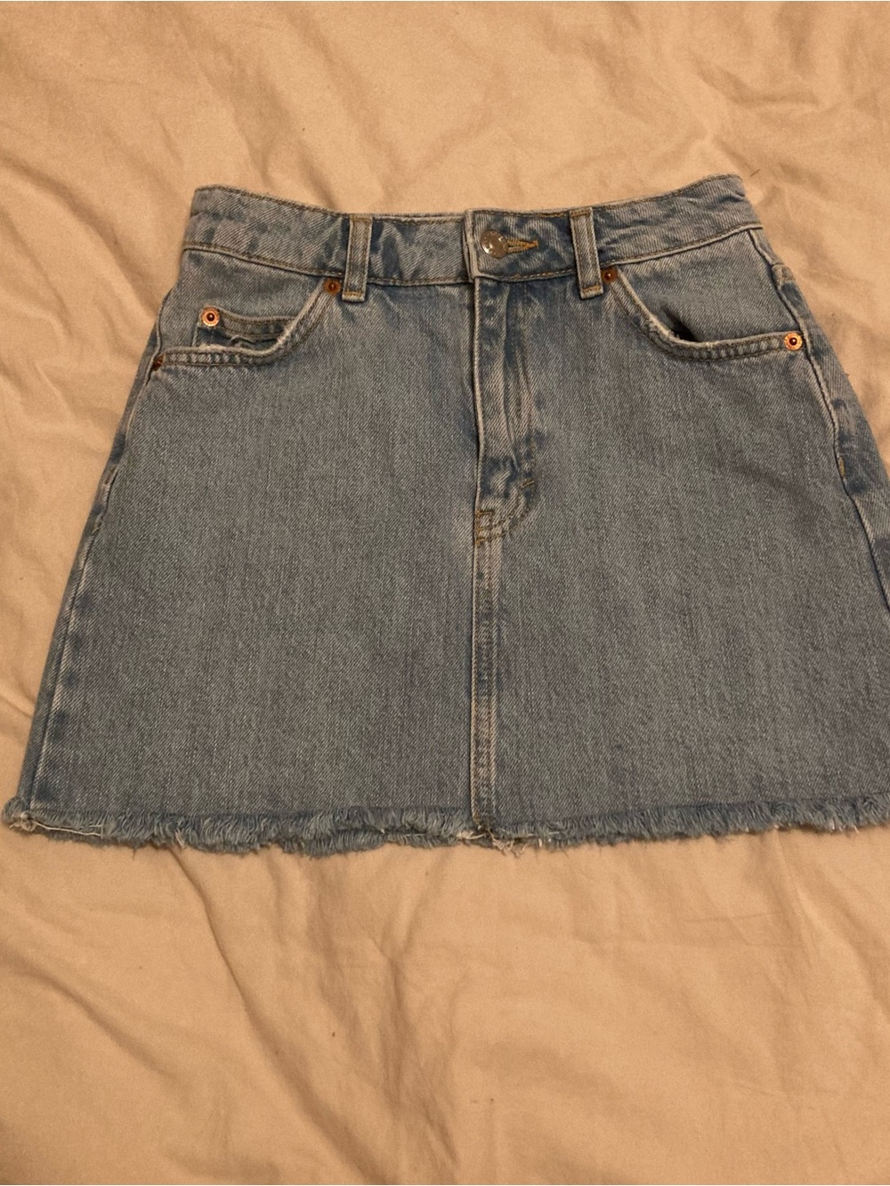 Topshop denim skirt size US2